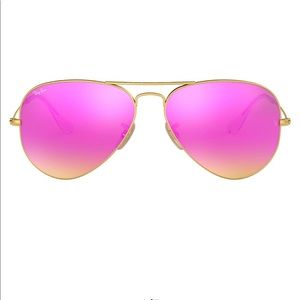 Ray-Ban Aviator Flash Lense - Pink